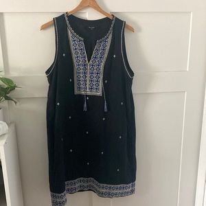 Madewell linen shift dress size 10